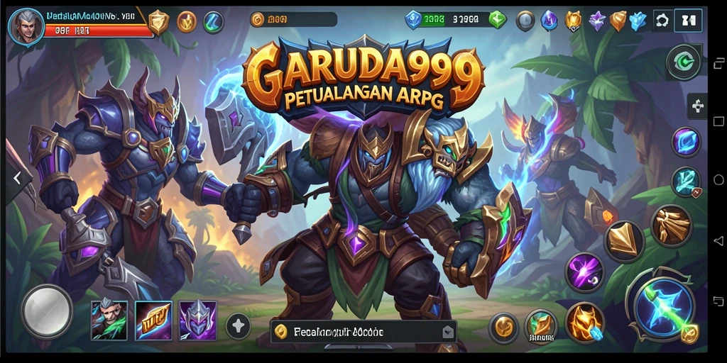 Screenshot gameplay GARUDA999 menampilkan aksi seru dan karakter yang dinamis.
