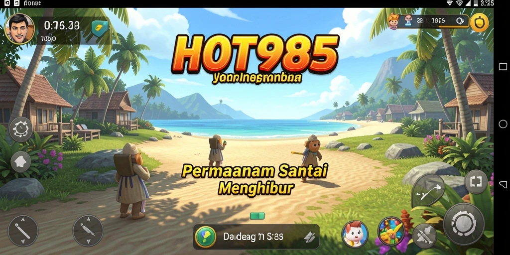 Tangkapan layar menunjukkan gameplay santai dan menyenangkan di HOT985.
